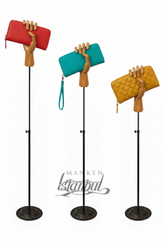 Yükseklik Ayarlanabilir Ahşap El Mankeni Şık tasarımıyla Estetik Dikkat Çeker