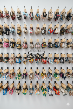 Duvara Monte Siyah Metal Kanca-5 mm Kalınlık Dayanıklı Yapı