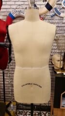 52 Beden Erkek Yarım Vücut Profesyonel Prova Mankeni