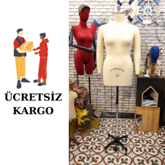 48 Beden İthal profesyonel kollu terzi mankeni prova mankeni