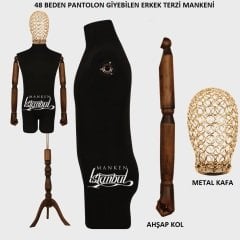 Pantolon Giyebilen Erkek Terzi Vitrin Mankeni Vitrin Mankeni