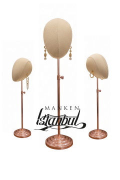 Delüks Yükseklik Ayarlanabilir Özel Kumaş Kafa Mankeni