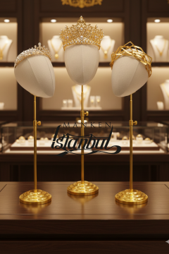 Delüks Yükseklik Ayarlanabilir Özel Kumaş Kafa Mankeni