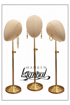 Delüks Yükseklik Ayarlanabilir Özel Kumaş Kafa Mankeni