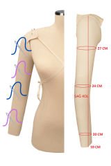 Sünger İğne Batabilen Seyyar Kol Sağ Taraf 36/38/40 Prova Mankeni Kolu