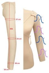 Sünger İğne Batabilen Seyyar Kol Sol Taraf 36/38/40