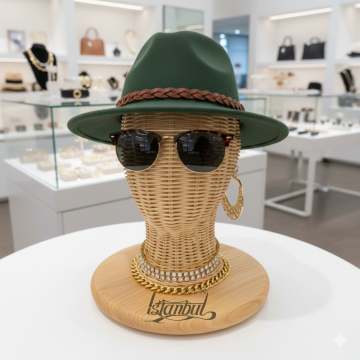 El Yapımı Rattan Kafa Mankeni Doğal Şık Sunumun Anahtarı