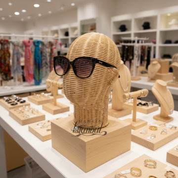 El Yapımı Rattan Kafa Mankeni Doğal Şık Sunumun Anahtarı