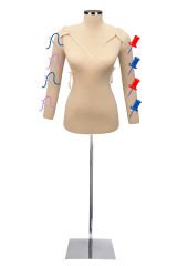 Seyyar Kollu Sünger İğne Batabilen Terzi Mankeni Prova Mankeni