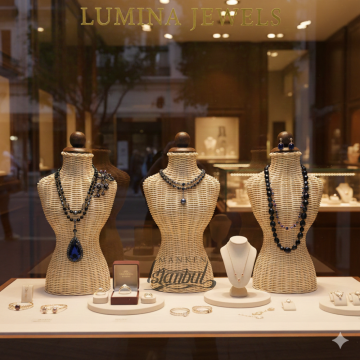 Rattan El Yapımı Takı ve Kuyumcu Mankeni - Doğal Ve Şık