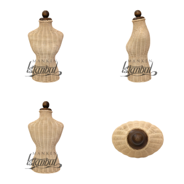 Rattan El Yapımı Takı ve Kuyumcu Mankeni - Doğal Ve Şık