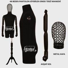 Pantolon Giyebilen Erkek Terzi Vitrin Mankeni