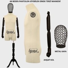 Pantolon Giyebilen Erkek Terzi Vitrin Mankeni