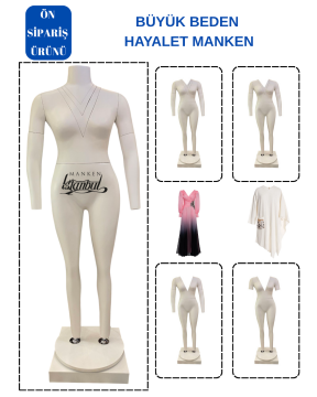 Büyük Beden Hayalet Fotoğraf Çekim Mankeni ( ÖN SİPARİŞ )