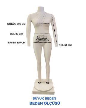 Büyük Beden Hayalet Fotoğraf Çekim Mankeni ( ÖN SİPARİŞ )