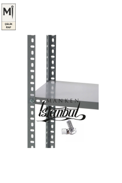 31x93x200 Çelik Raf | Civatalı Metal Depo Rafı | 4 Kat