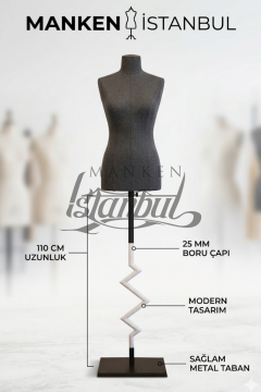 Metal Zikzak Terzi Mankeni Ayağı