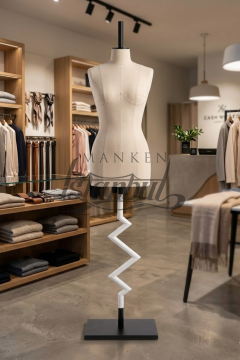 Metal Zikzak Terzi Mankeni Ayağı