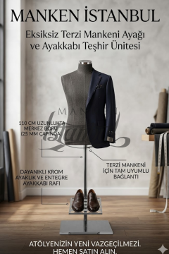 De Lüks Metal Terzi Mankeni Ayağı