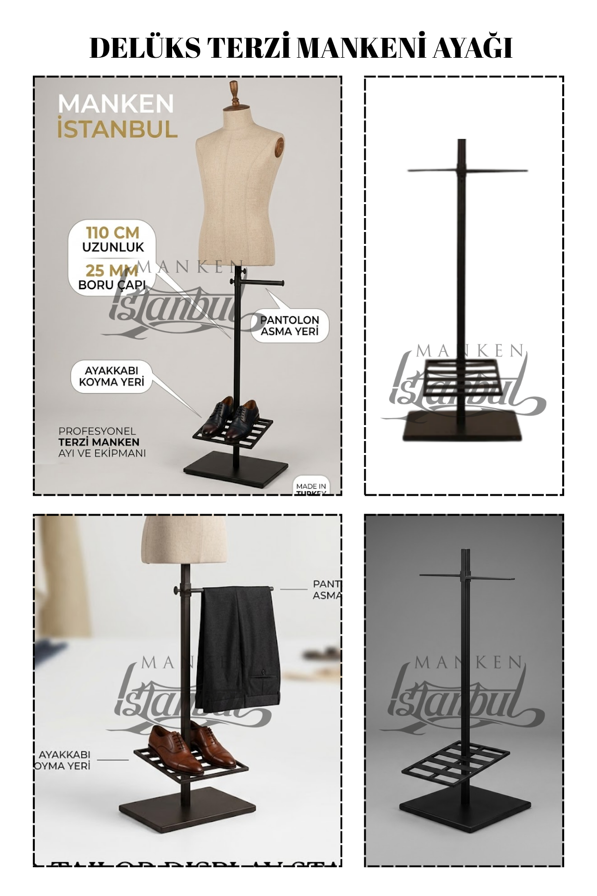 De Lüks Metal Terzi Mankeni Ayağı