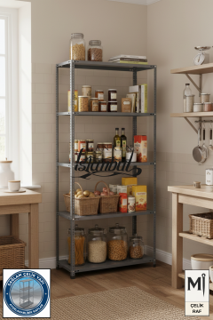 31x93x200 Ev Tipi | Balkon Kiler Ardiye Rafı | 5 Kat