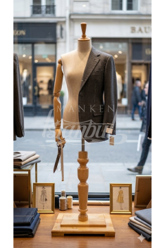 Mobilya Ahşap Cilalı Terzi Mankeni Ayağı