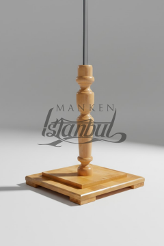 Mobilya Ahşap Cilalı Terzi Mankeni Ayağı