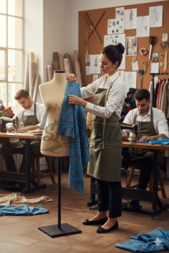 Giydirilebilir Ten Rengi Terzi Mankeni Kumaşı