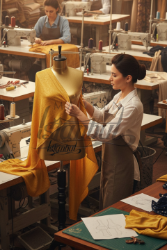 Giydirilebilir Gold Renk Terzi Mankeni Kumaşı