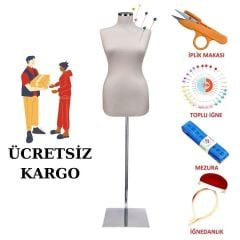 Dikiş Setli Süngerli İğne Batabilen Terzi Mankeni Prova Mankeni