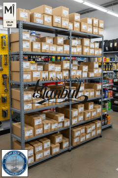 43x186x250 Çelik Raf | Civatalı Metal Depo Rafı | 6 Kat