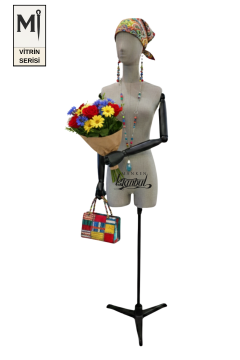 Pinokyo Ahşap Kollu Vitrin Mankeni 34-46