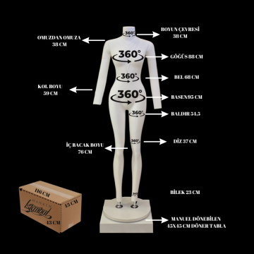 (ÖN SİPARİŞ) 1.Nesil Fotoğraf Bayan Çekim Mankeni Hayalet Manken- Ghost Mannequin