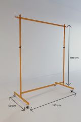 Yüksek Kalite Gold Kaplama Metal Orta Stant