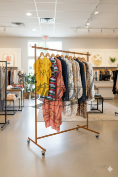 Yüksek Kalite Gold Kaplama Metal Orta Stant