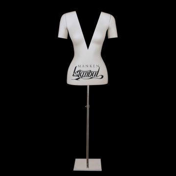 M Beden Derin Yaka Fotoğraf Çekimi İçin Bayan Hayalet Manken