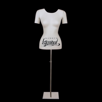 Oval Yaka M Beden Fotoğraf Çekimi İçin Bayan Hayalet Manken