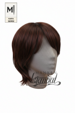 Bayan kumaş kaplı Monica kafa mankeni-Aksesuar Mankeni