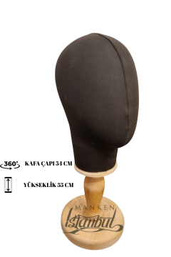 Bayan kumaş kaplı kafa mankeni-Aksesuar Mankeni