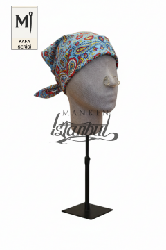 Bayan kumaş kaplı Monica kafa mankeni-Aksesuar Mankeni