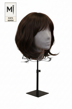 Bayan kumaş kaplı Monica kafa mankeni-Aksesuar Mankeni