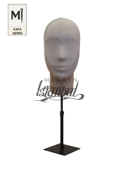 Bayan kumaş kaplı Monica kafa mankeni-Aksesuar Mankeni