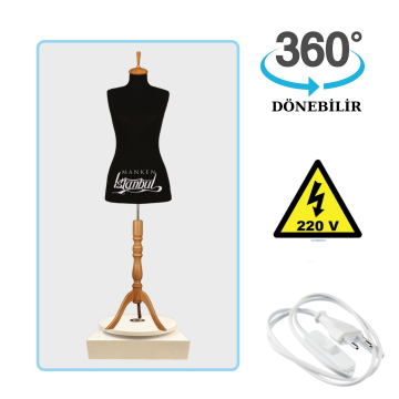 Döner Standlı Bayan Terzi Mankeni Vitrin Mankeni