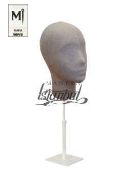 Bayan kumaş kaplı Monica kafa mankeni-Aksesuar Mankeni