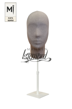 Bayan kumaş kaplı Monica kafa mankeni-Aksesuar Mankeni
