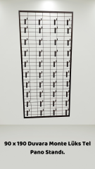 Duvara Monte Tel Pano Standı - 40 Adet Askı Aparatlı