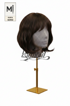 Bayan kumaş kaplı Monica kafa mankeni-Aksesuar Mankeni