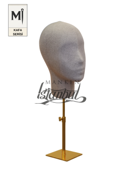 Bayan kumaş kaplı Monica kafa mankeni-Aksesuar Mankeni