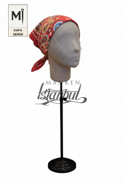 Bayan kumaş kaplı Monica kafa mankeni-Aksesuar Mankeni