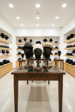 Bayan ahşap standlı kumaş kaplı kafa mankeni